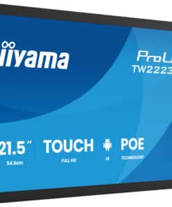 iiyama TW2223AS-B3P beeldkrant Interactief flatscreen 54,6 cm (21.5") Wifi 450 cd/m² Full HD Zwart Touchscreen Type processor Android 24/7 - Afbeelding 2