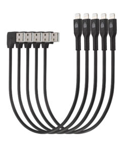 Kensington Charge & Sync Cable, Universal Tablet, USB to Lightning - 5 pack