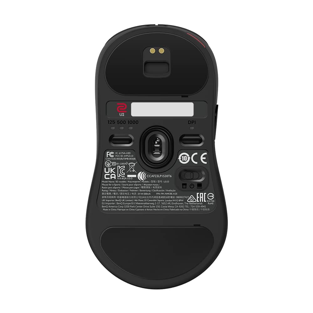 ZOWIE U2 muis Gamen Ambidextrous RF Draadloos Optisch 3200 DPI - Afbeelding 2