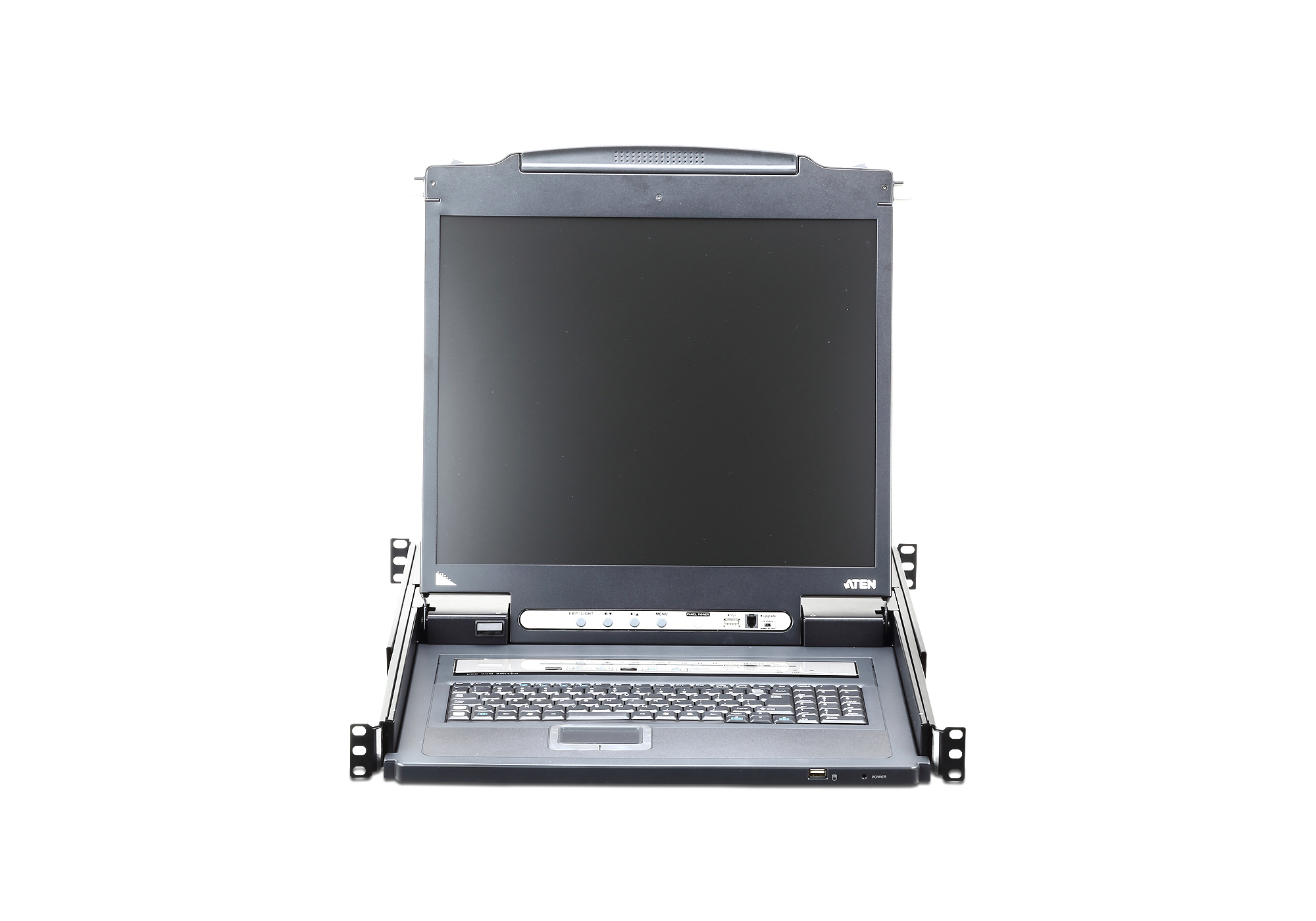 ATEN CL5716IN-ATA-2XK06GG rack console 48,3 cm (19") Zwart 1U - Afbeelding 3