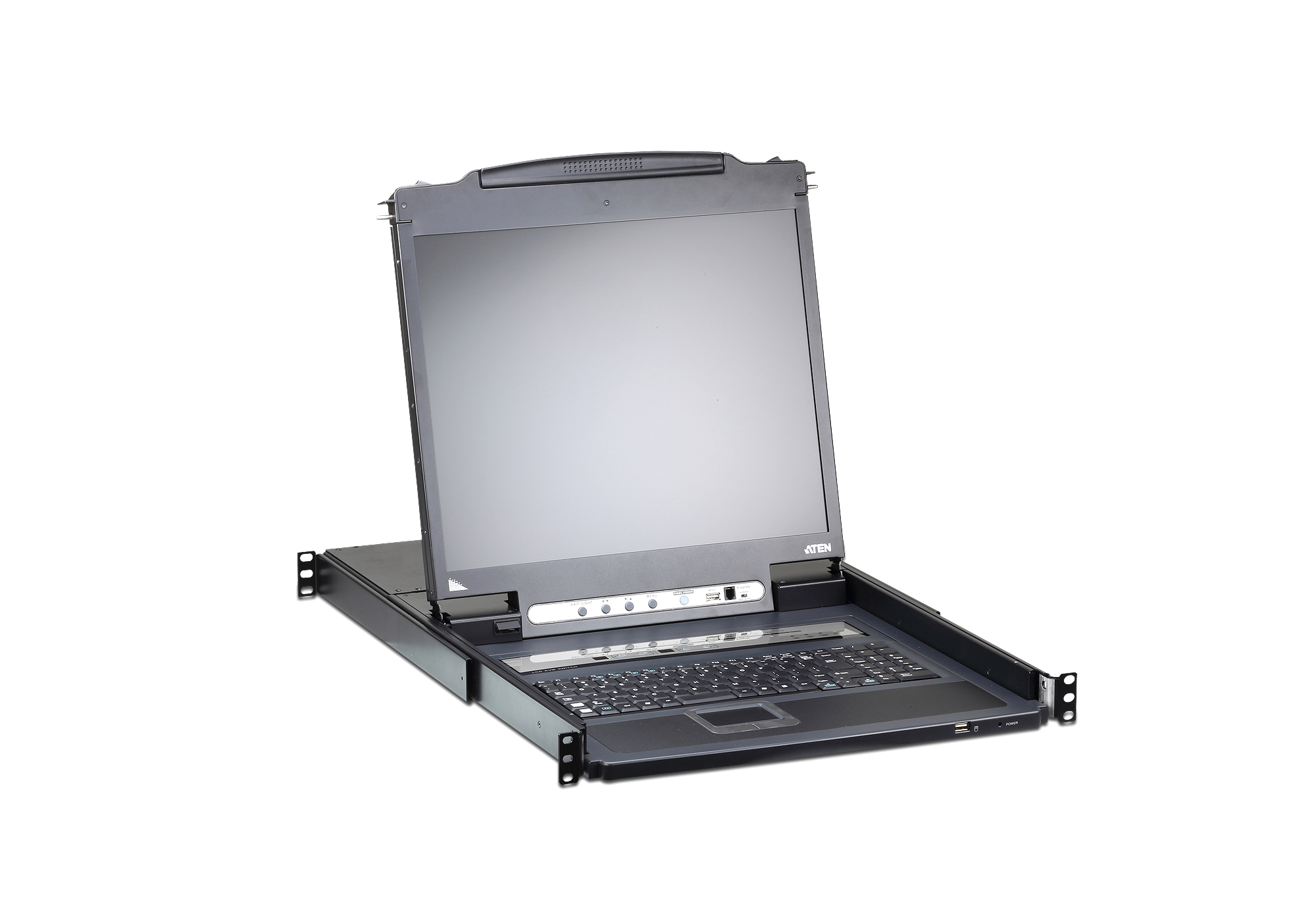 ATEN CL5716IN-ATA-2XK06SG rack console 48,3 cm (19") Zwart 1U - Afbeelding 4