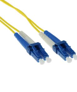 ACT 1 meter LSZH Singlemode 9/125 OS2 glasvezel patchkabel duplex met LC connectoren