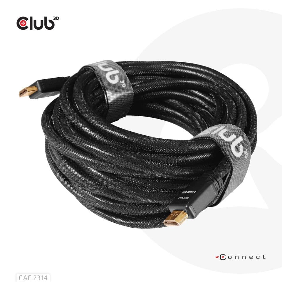 CLUB3D HDMI 2.0 4K60Hz UHD RedMere Kabel 15 meter - Afbeelding 4