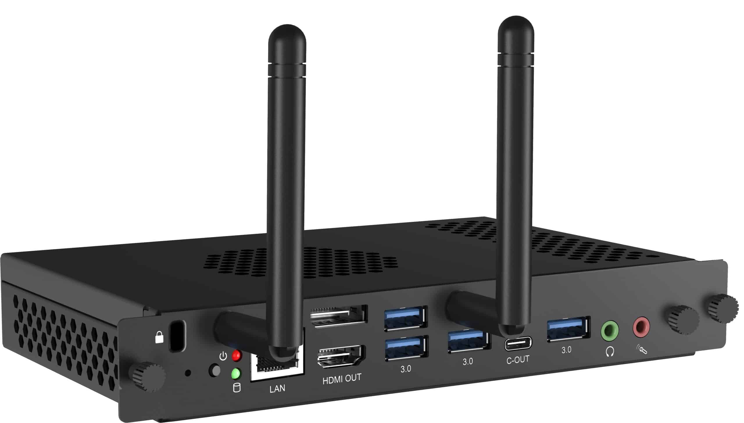 iiyama OPC51204BC-1 PC's/werkstation Intel Core i5-12450H 8 GB DDR4-SDRAM 256 GB SSD Windows 11 IoT Enterprise Mini PC Zwart