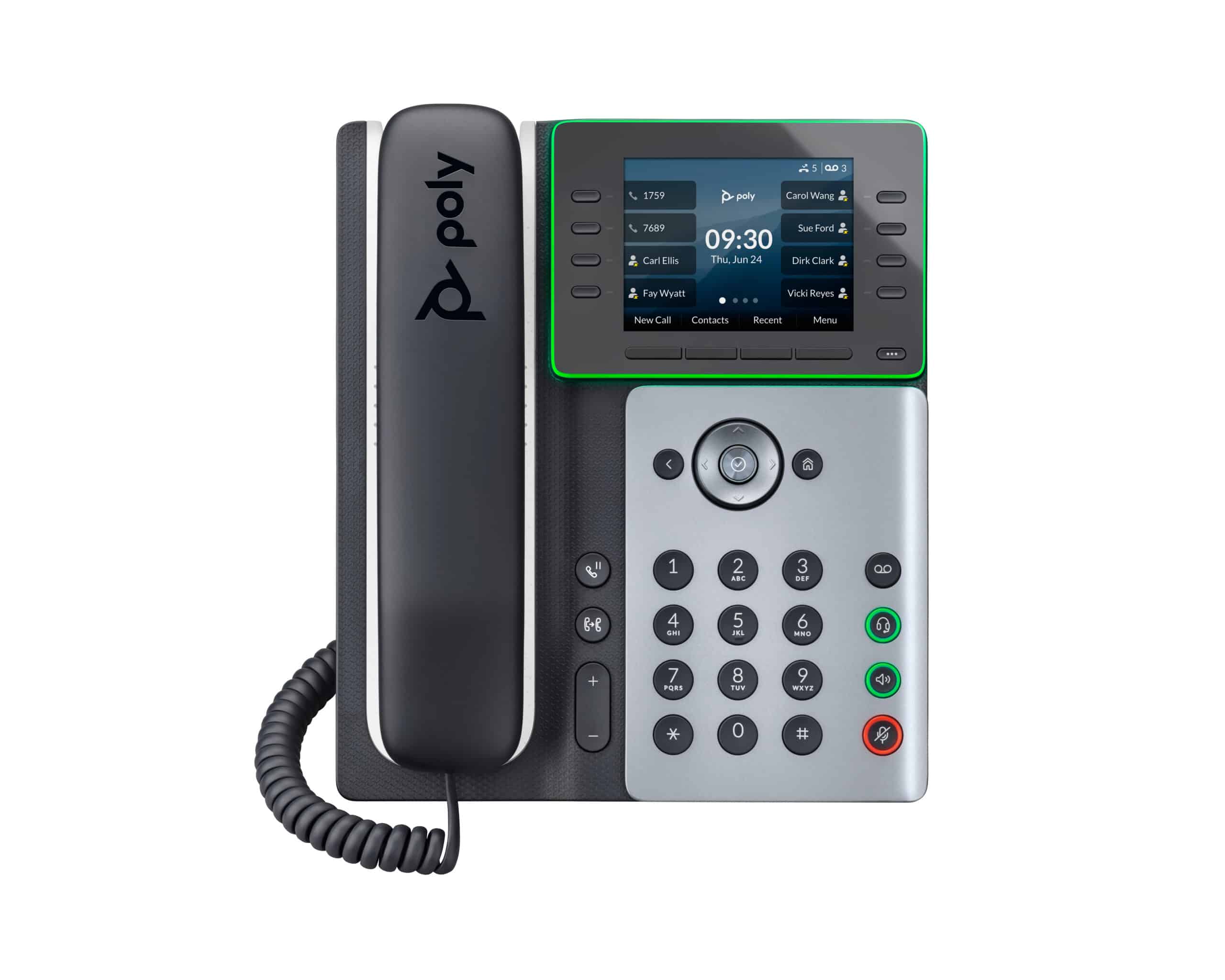 HP Poly Edge E320 IP-telefoon met PoE-ondersteuning