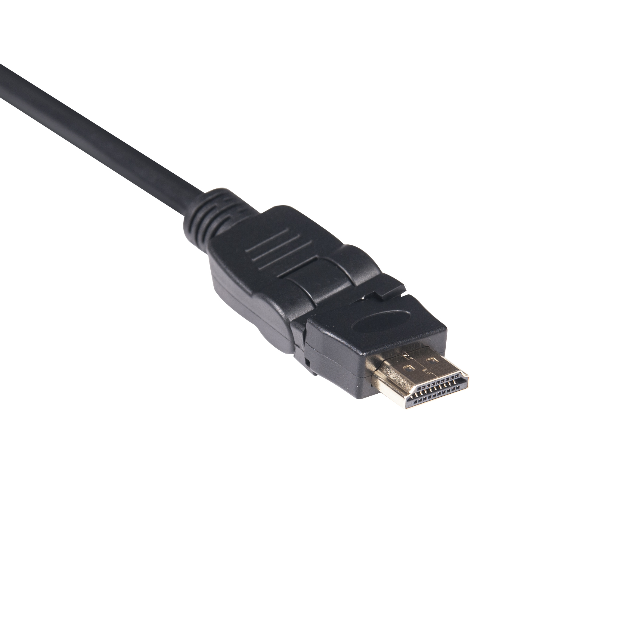 CLUB3D HDMI 2.0 4K60Hz UHD 360 Graden roterende kabel 2 meter - Afbeelding 8