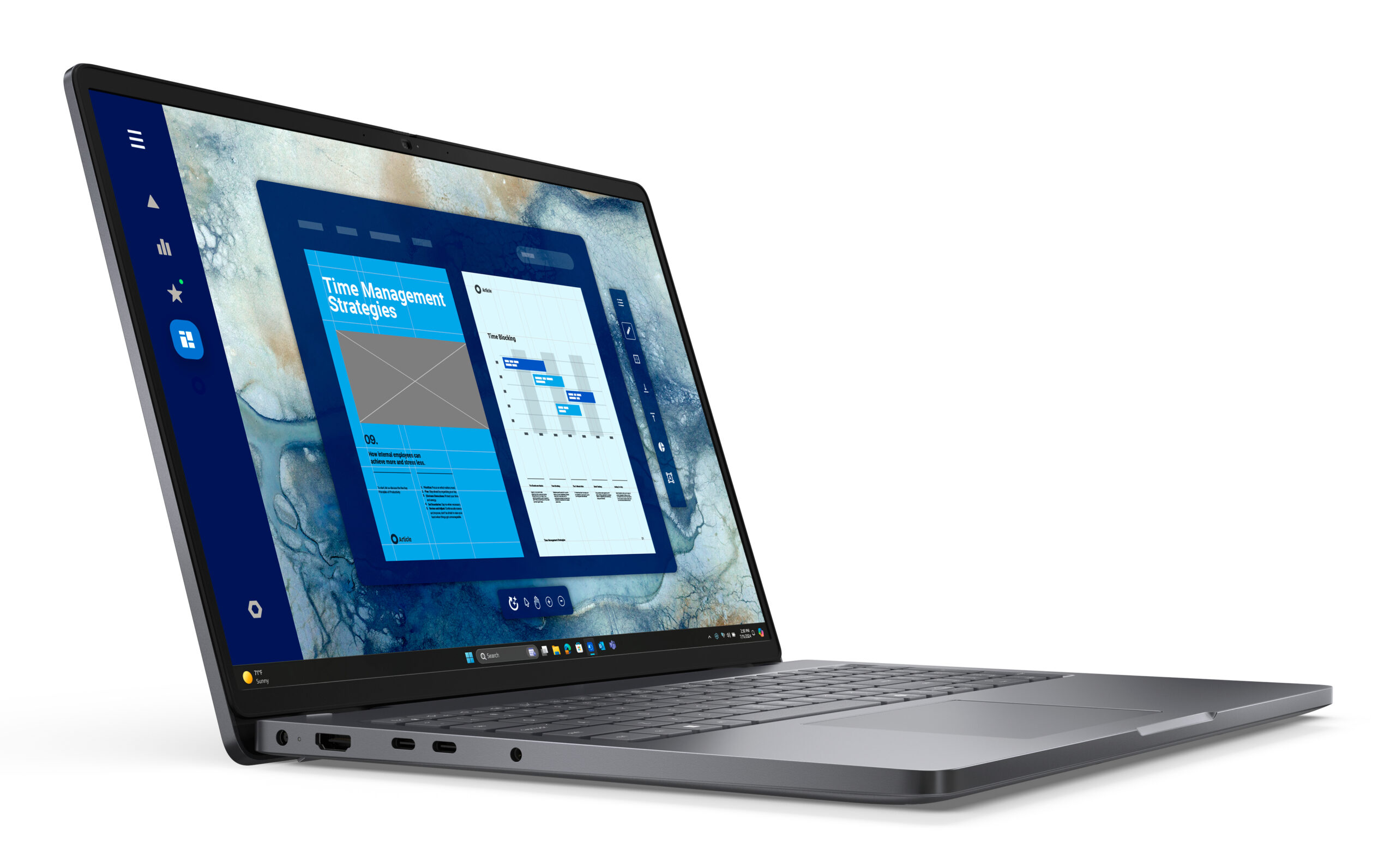 DELL Pro 16 PC16250 Intel Core 5 120U Laptop 40,6 cm (16") Full HD+ 16 GB DDR5-SDRAM 512 GB SSD Wi-Fi 6E (802.11ax) Windows 11 Pro Belgisch Zwart - Afbeelding 2
