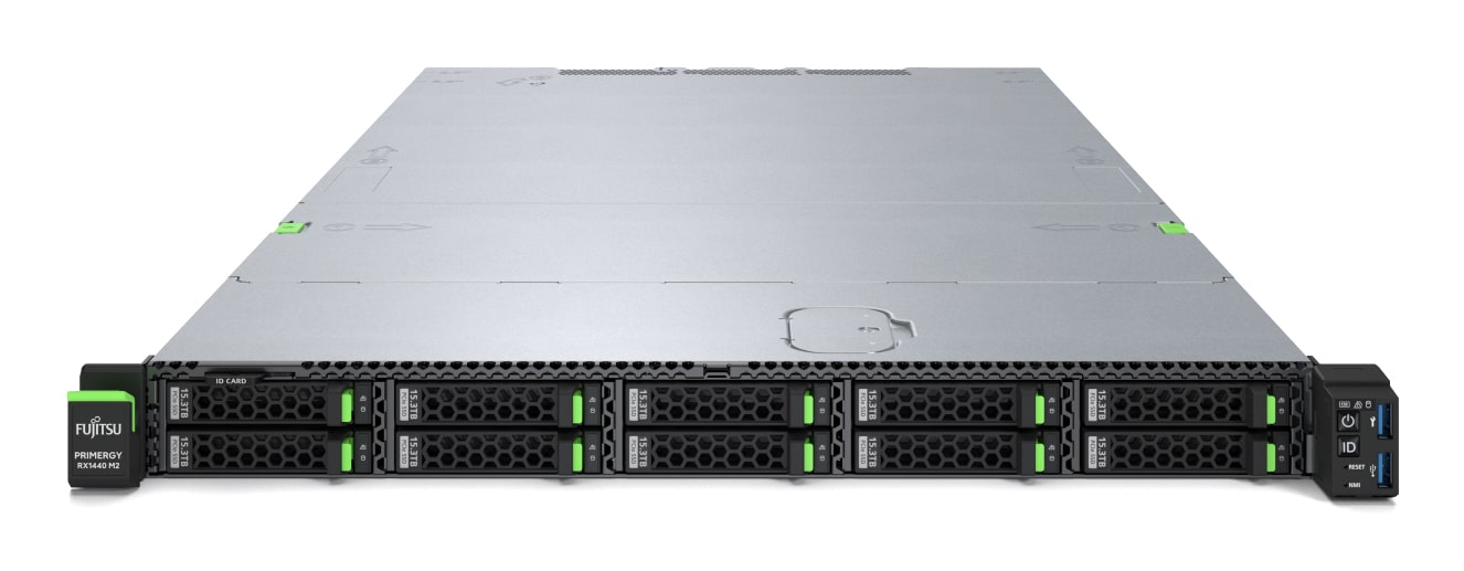 Fujitsu PRIMERGY RX1440 M2 server 0 GB Rack (1U) AMD EPYC 9124 3 GHz 32 GB DDR5-SDRAM 900 W