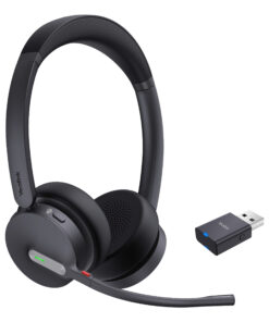 Yealink WH64 Hybrid Dual Teams Headset Draadloos Hoofdband Kantoor/callcenter Micro-USB Bluetooth Zwart