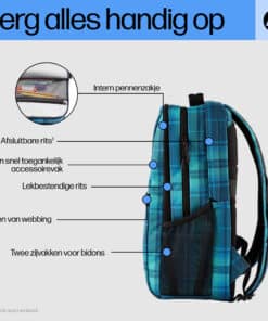 HP Campus XL Backpack, ruitmotief