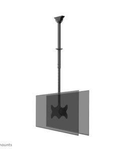 Neomounts CL35-340BL22 Dual monitor/TV-beugel plafond 23-43" - h 106-156 cm