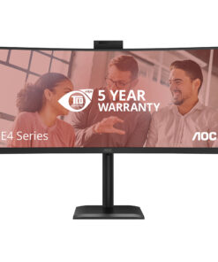 AOC CU34E4CW/75 computer monitor 86,4 cm (34") 3440 x 1440 Pixels Zwart