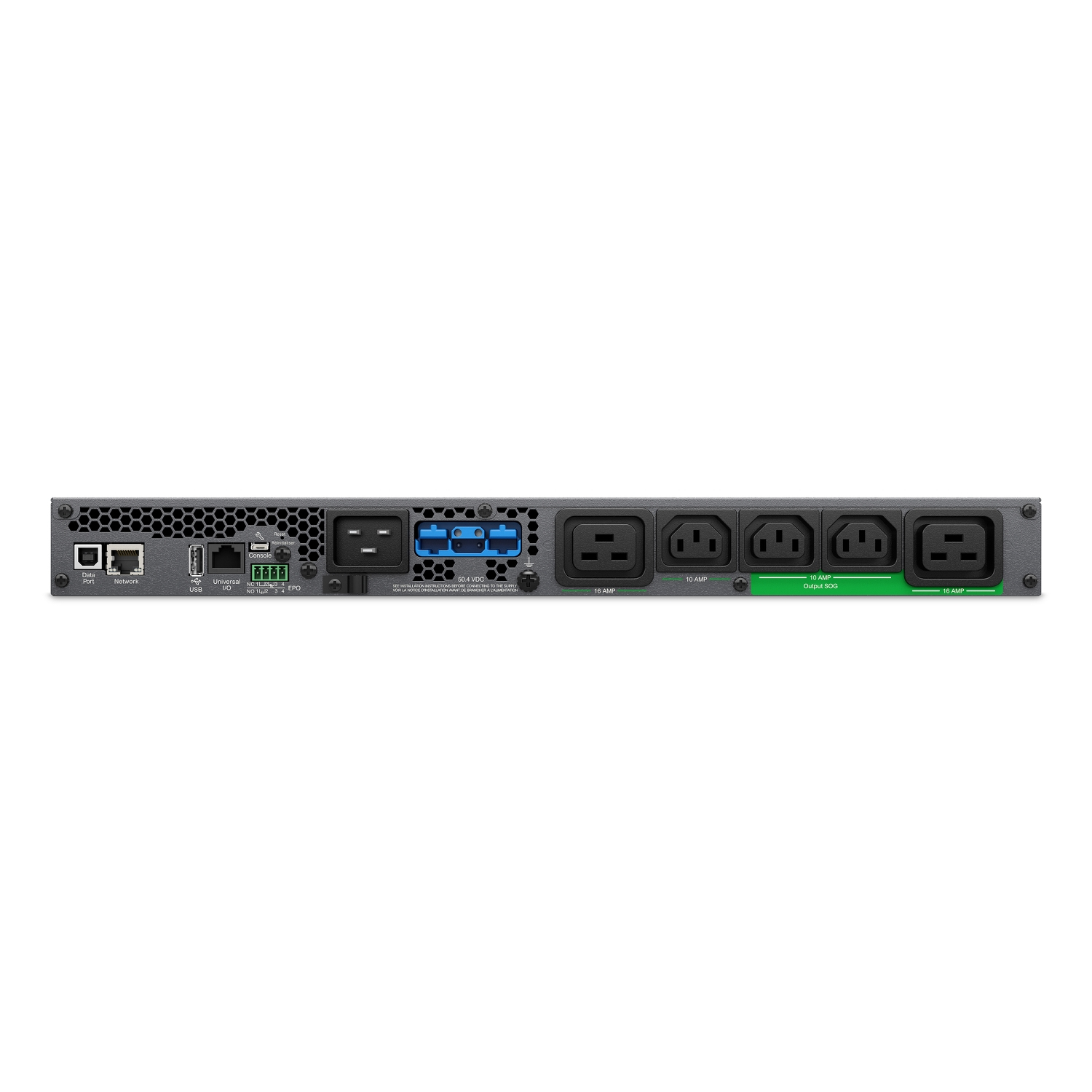 APC Smart-UPS Ultra Li-Ion SRTL2KRM1UINC, 2KW, 1U Rack/Tower/Wall, 3x C13 & 2x C19, NMC - Afbeelding 4