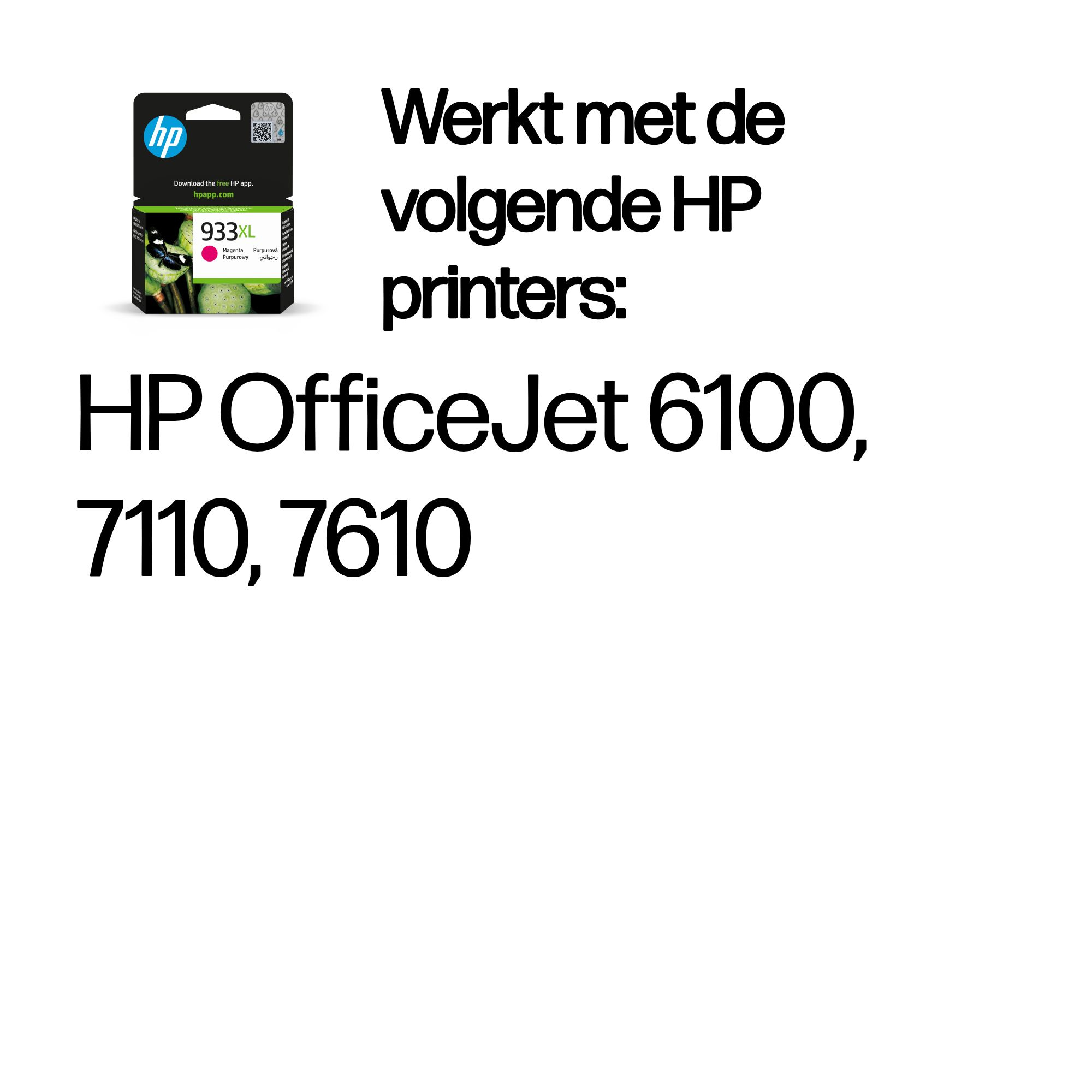 HP 933XL originele high-capacity magenta inktcartridge