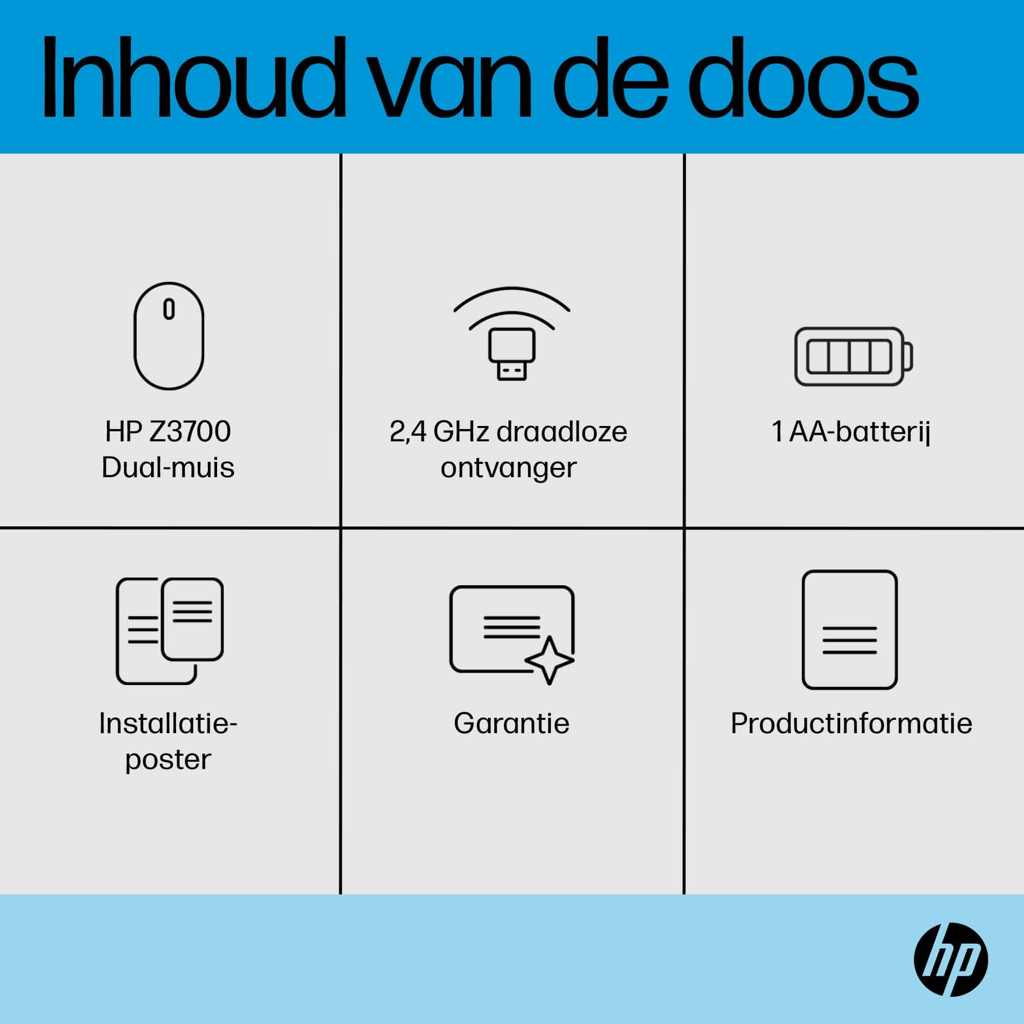 HP Z3700 Dual Silver-muis - Afbeelding 5