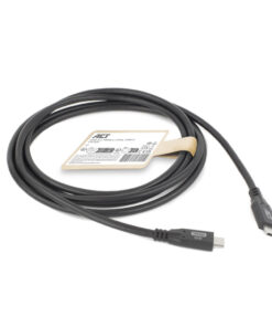 ACT USB 3.0 10Gbps 60W USB Type-C kabel, 0,5 meter - Afbeelding 2