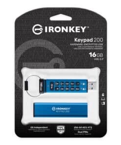 Kingston Technology IronKey 16GB Keypad 200, FIPS 140-3 Lvl 3 AES-256 versleuteld - Afbeelding 3
