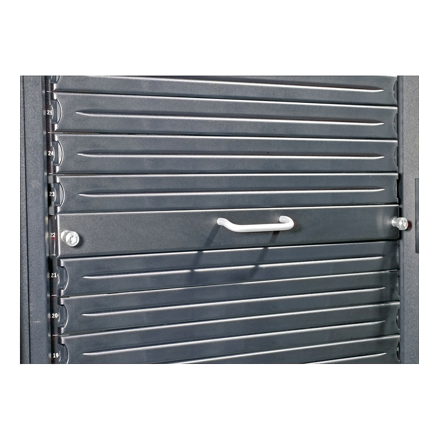 APC 1U 19" zwart modulair gereedschapsloos luchtstroombeheer blind paneel - 10x - Afbeelding 4