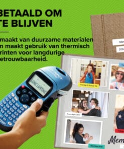 DYMO LetraTag LT-100H Labelprinter | Labelmaker met ABC-toetsenbord voor thuis en op kantoor - Afbeelding 5