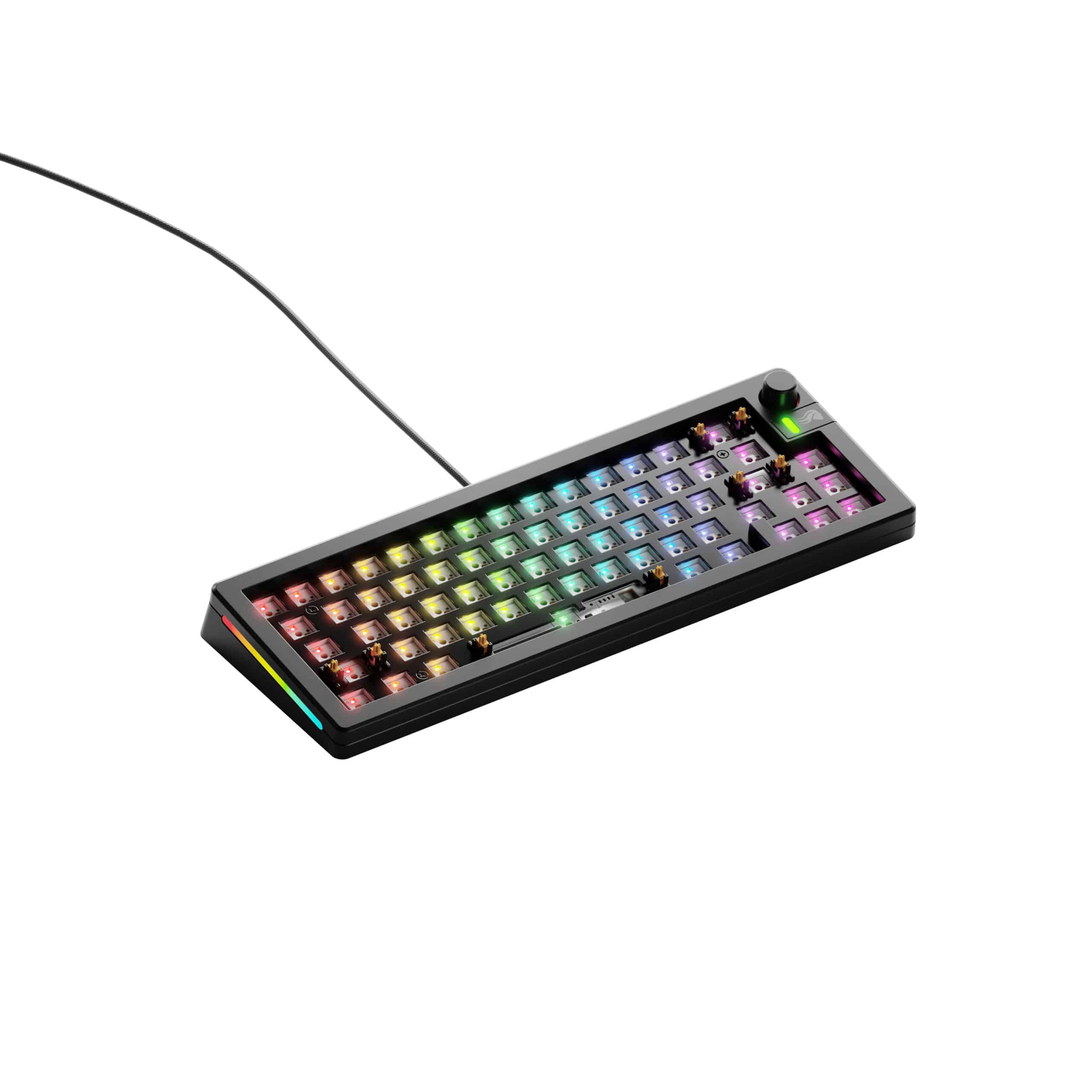 Glorious Gaming GMMK 3 65% Barebones toetsenbord Gamen USB Nee Zwart