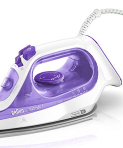 Braun TexStyle 3 SI3042VI Stoomstrijkijzer Keramische zoolplaat 2350 W Paars, Zilver, Wit