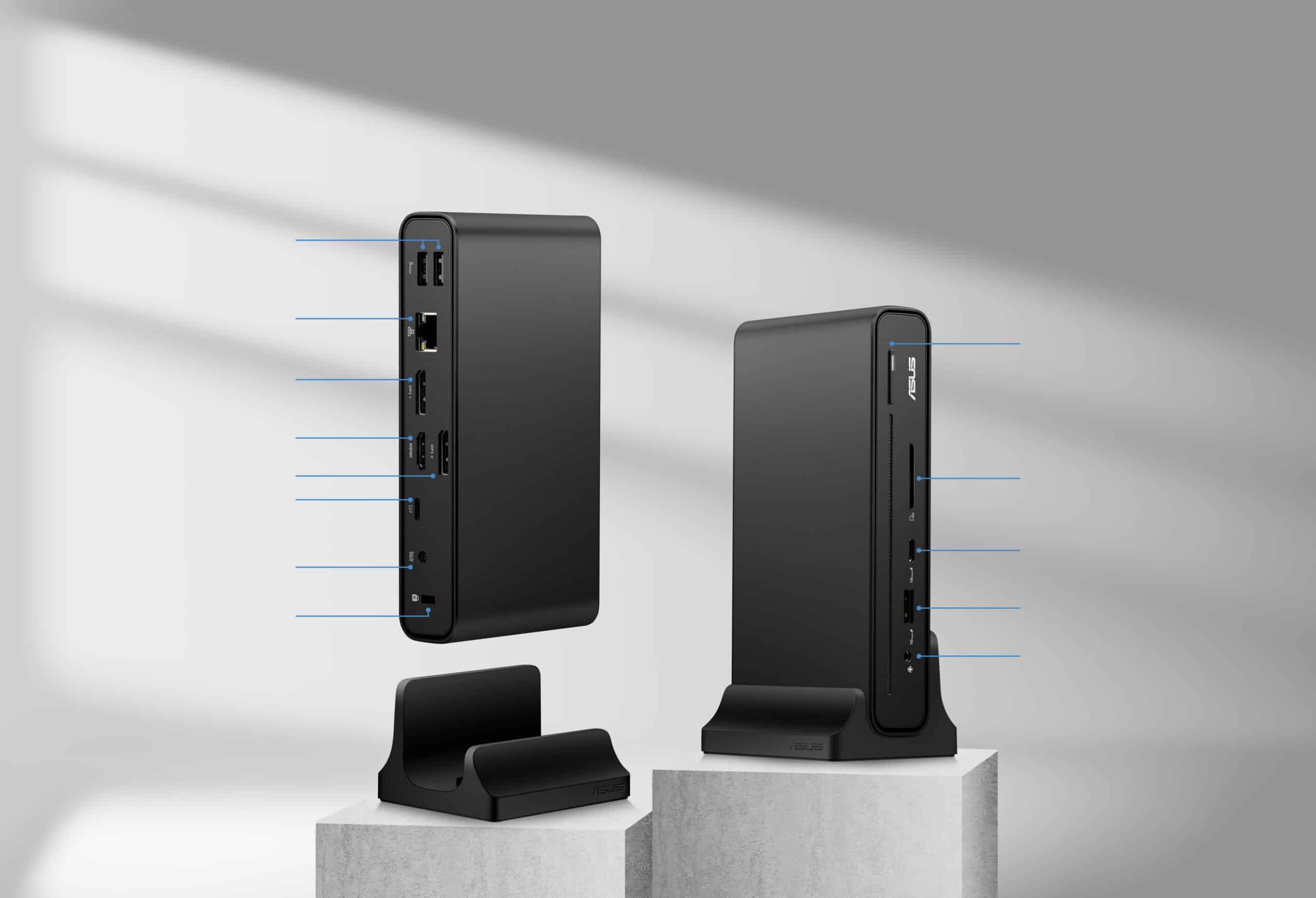 ASUS Triple Display USB-C Dock Duo DC301 Bedraad Zwart - Afbeelding 7