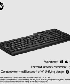 HP 475 DUAL-MODE WL KBD toetsenbord Universeel Bluetooth Zwart - Afbeelding 2