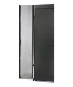 APC NetShelter SX 42U 600 mm brede geperforeerde gesplitste deuren zwart - Afbeelding 2