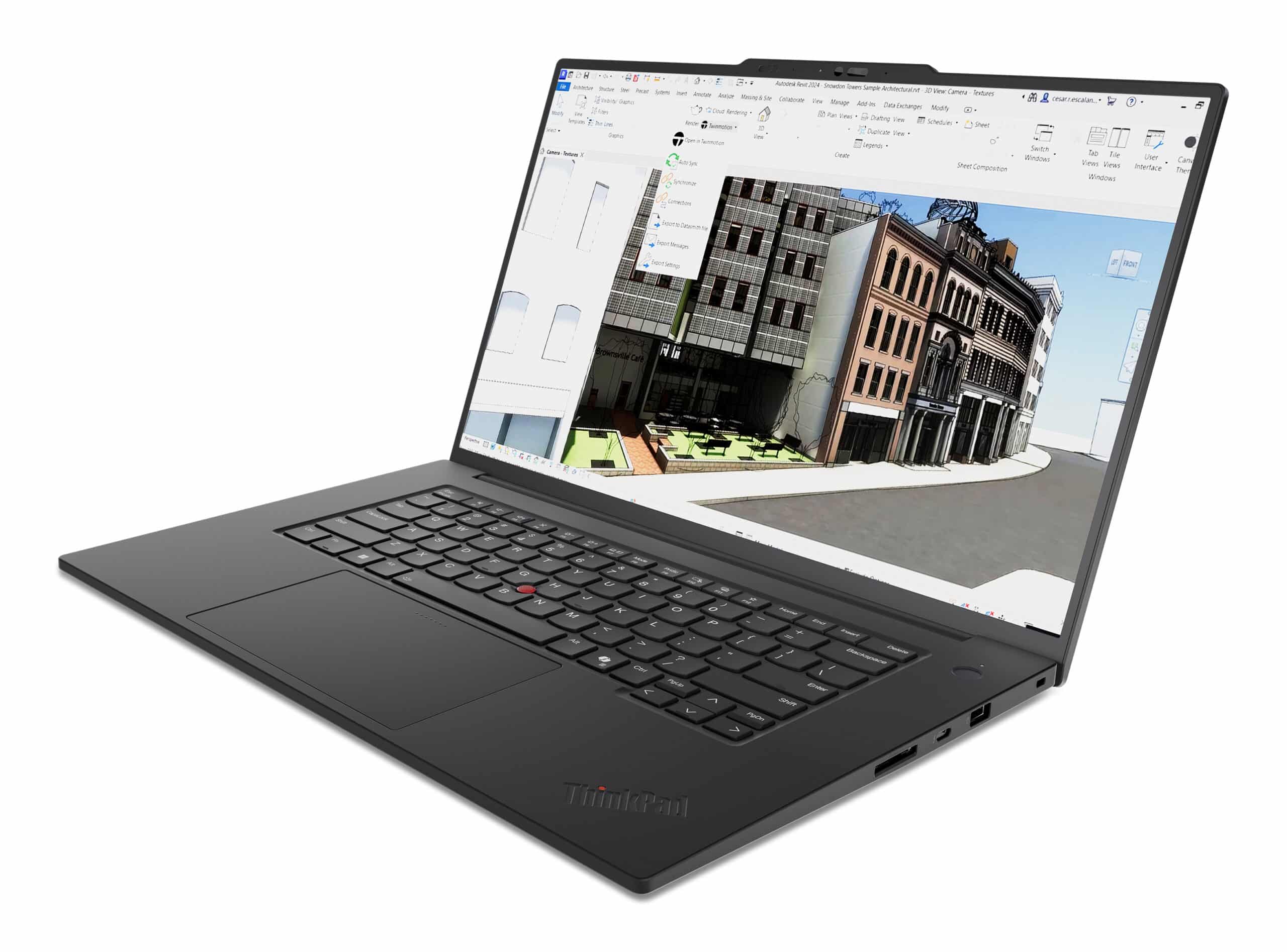 Lenovo ThinkPad T1g Gen 8 Intel Core Ultra 7 255H Laptop 40,6 cm (16") WUXGA 32 GB LPDDR5x-SDRAM 512 GB SSD NVIDIA GeForce RTX 5060 Wi-Fi 7 (802.11be) Windows 11 Pro Belgisch Zwart - Afbeelding 3