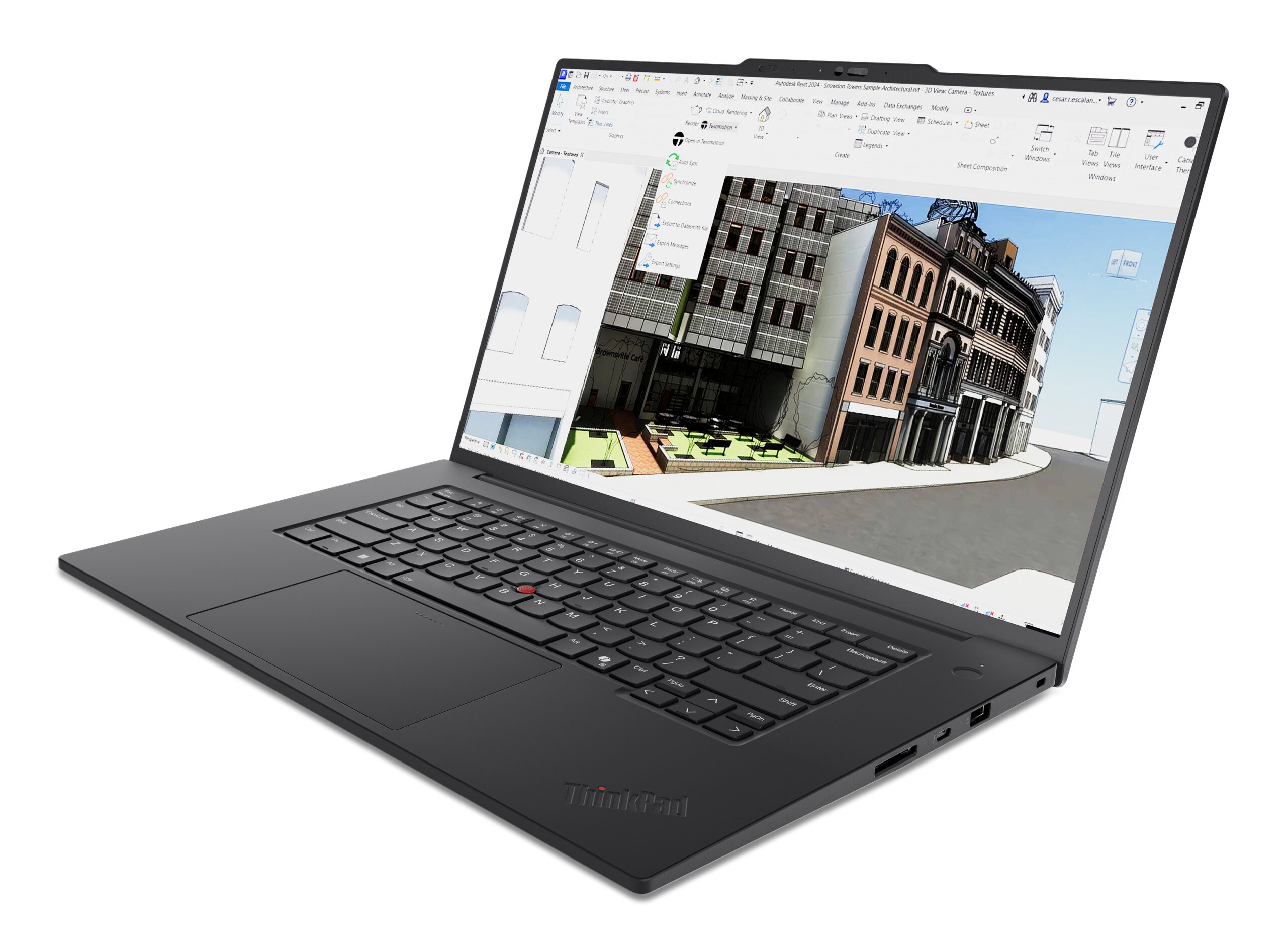Lenovo ThinkPad T1g Gen 8 Intel Core Ultra 7 265H Laptop 40,6 cm (16") WQUXGA 32 GB LPDDR5x-SDRAM 1 TB SSD NVIDIA GeForce RTX 5070 Wi-Fi 7 (802.11be) Windows 11 Pro Belgisch Zwart - Afbeelding 3