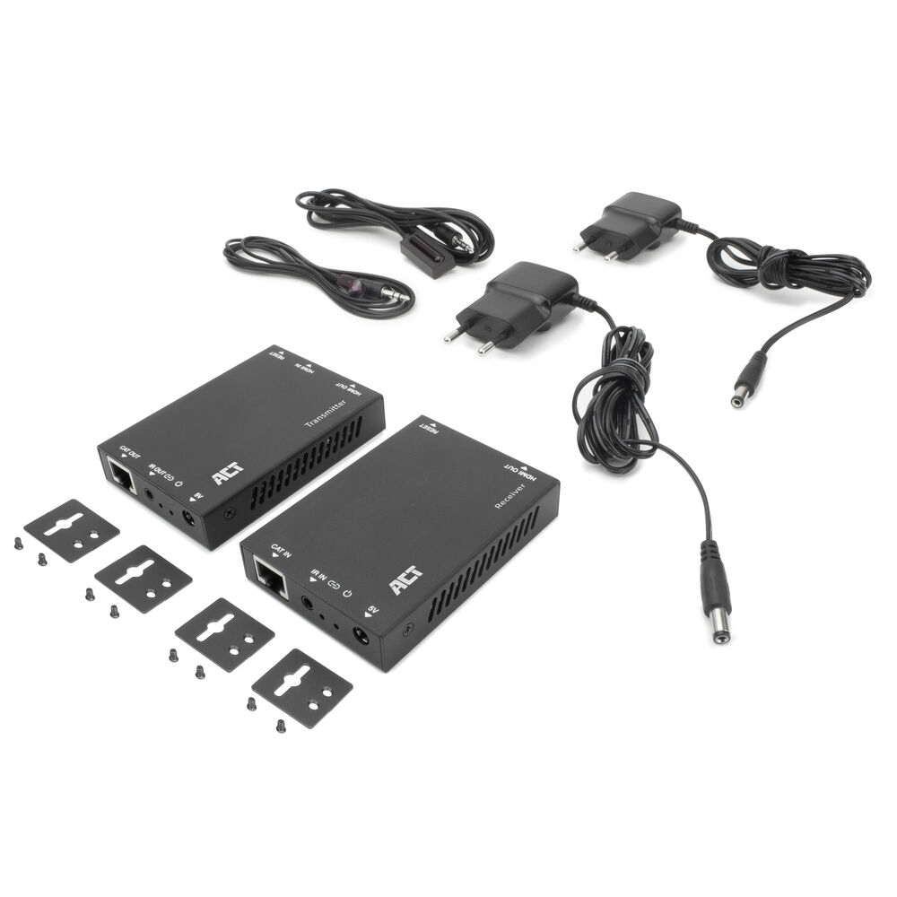 ACT HDMI over IP Extender Set, via CAT5e en hoger, 150 meter - Afbeelding 2
