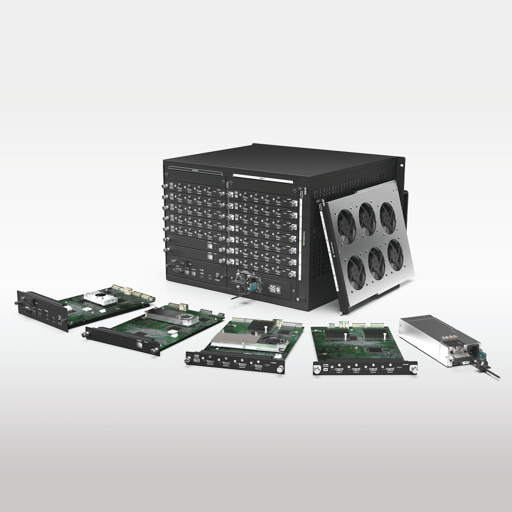 ATEN VW3620-AT-G videomuur-processor Zwart 573,4 W - Afbeelding 4