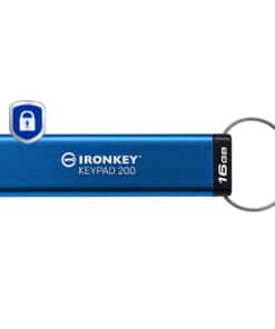 Kingston Technology IronKey 16GB Keypad 200, FIPS 140-3 Lvl 3 AES-256 versleuteld