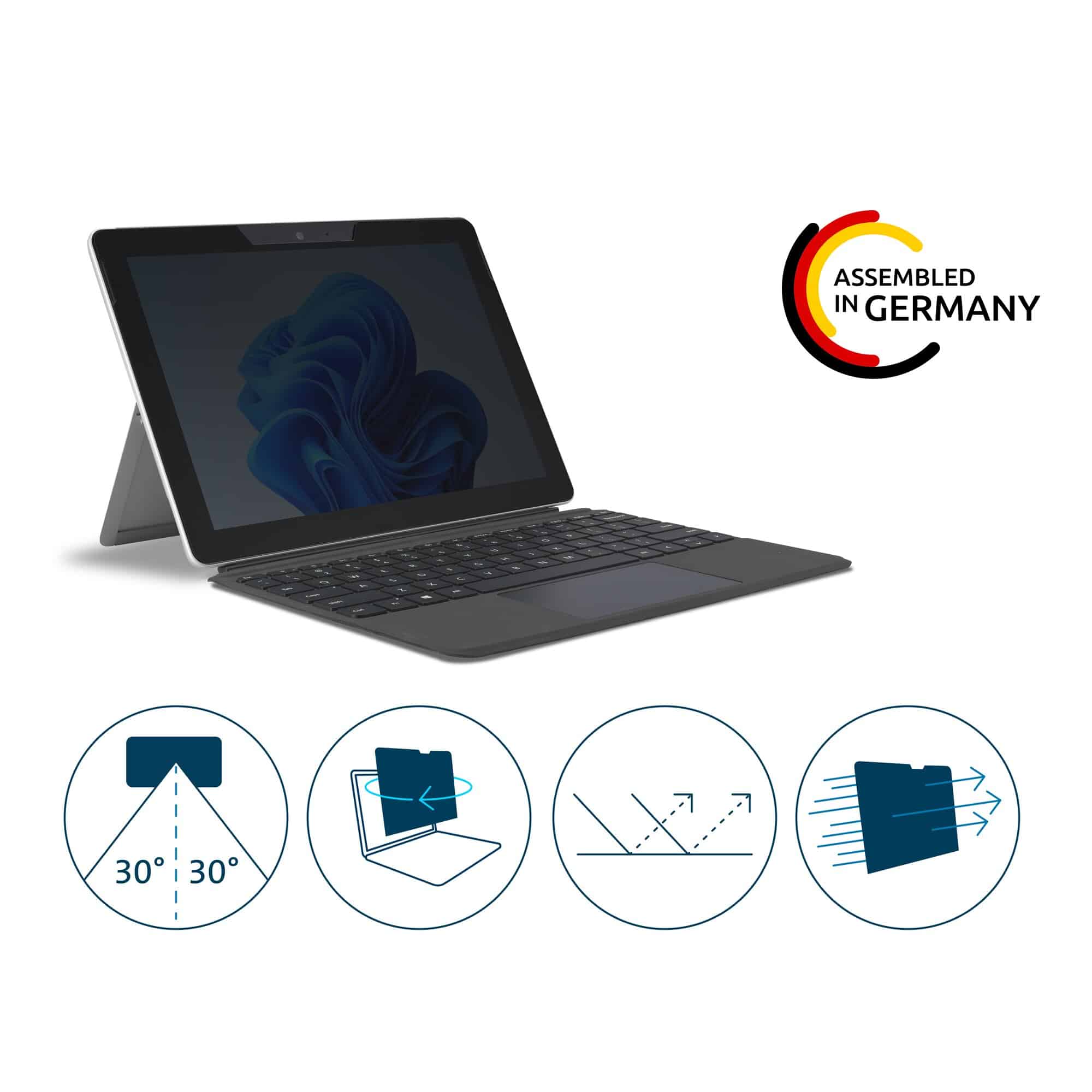 Kensington Privacy filter - 2-weg verwijderbaar voor Microsoft Surface Go - Afbeelding 5