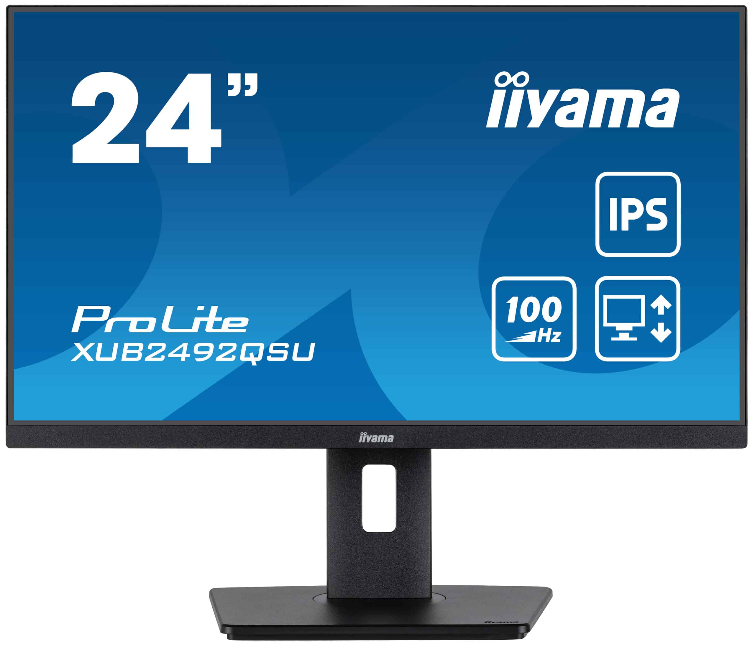 iiyama ProLite XUB2492QSU-B1 computer monitor 60,5 cm (23.8") 2560 x 1440 Pixels Quad HD LED Zwart - Afbeelding 2