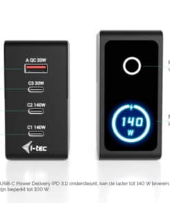 i-tec 140W Intelligent Multiport USB Charger