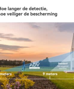 Imou AOV PT 5MP Turret IP-beveiligingscamera Buiten 2880 x 1620 Pixels Muur - Afbeelding 3