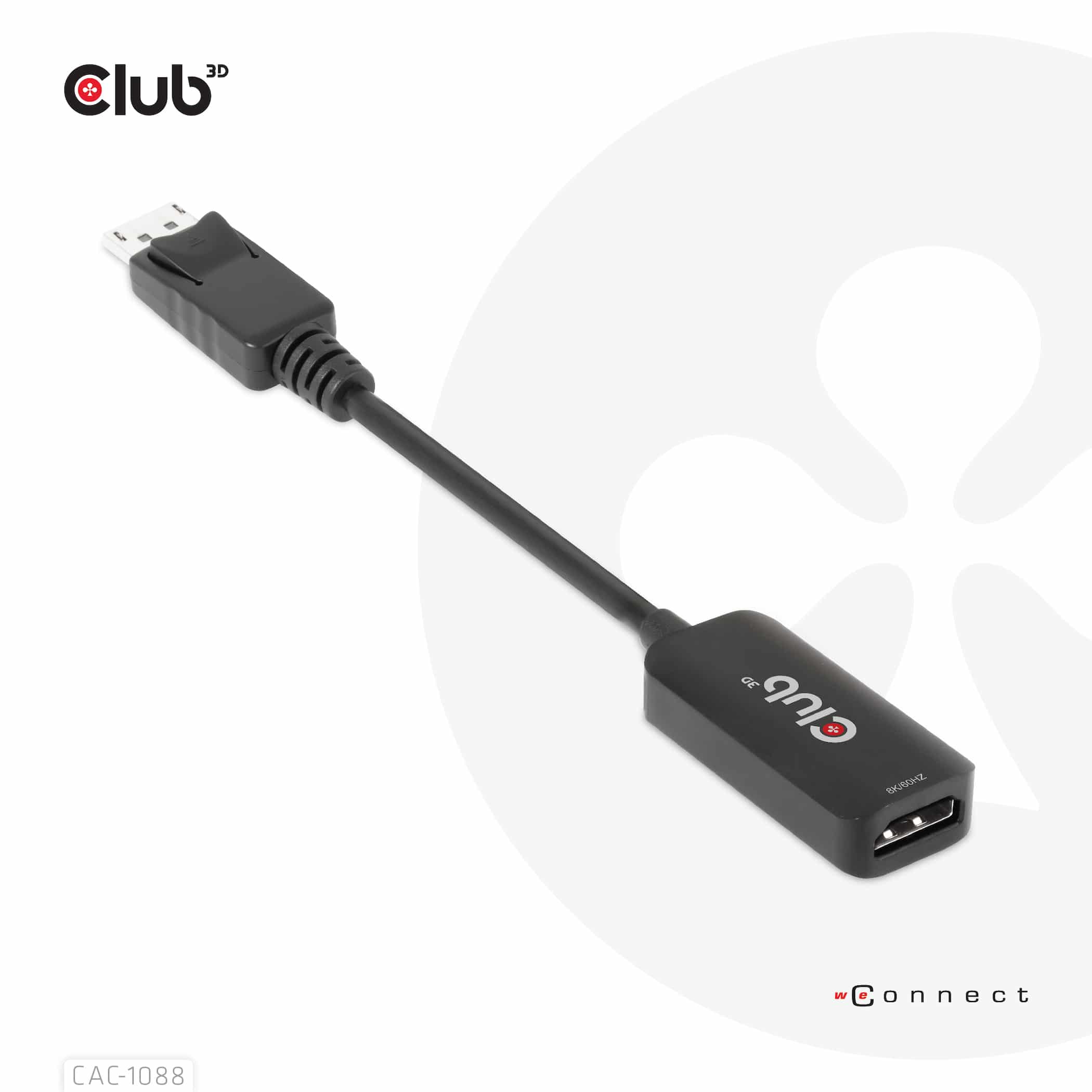 CLUB3D DisplayPort1.4 to HDMI 4K120Hz/8K60Hz HDR Active adapter M/F - Afbeelding 7