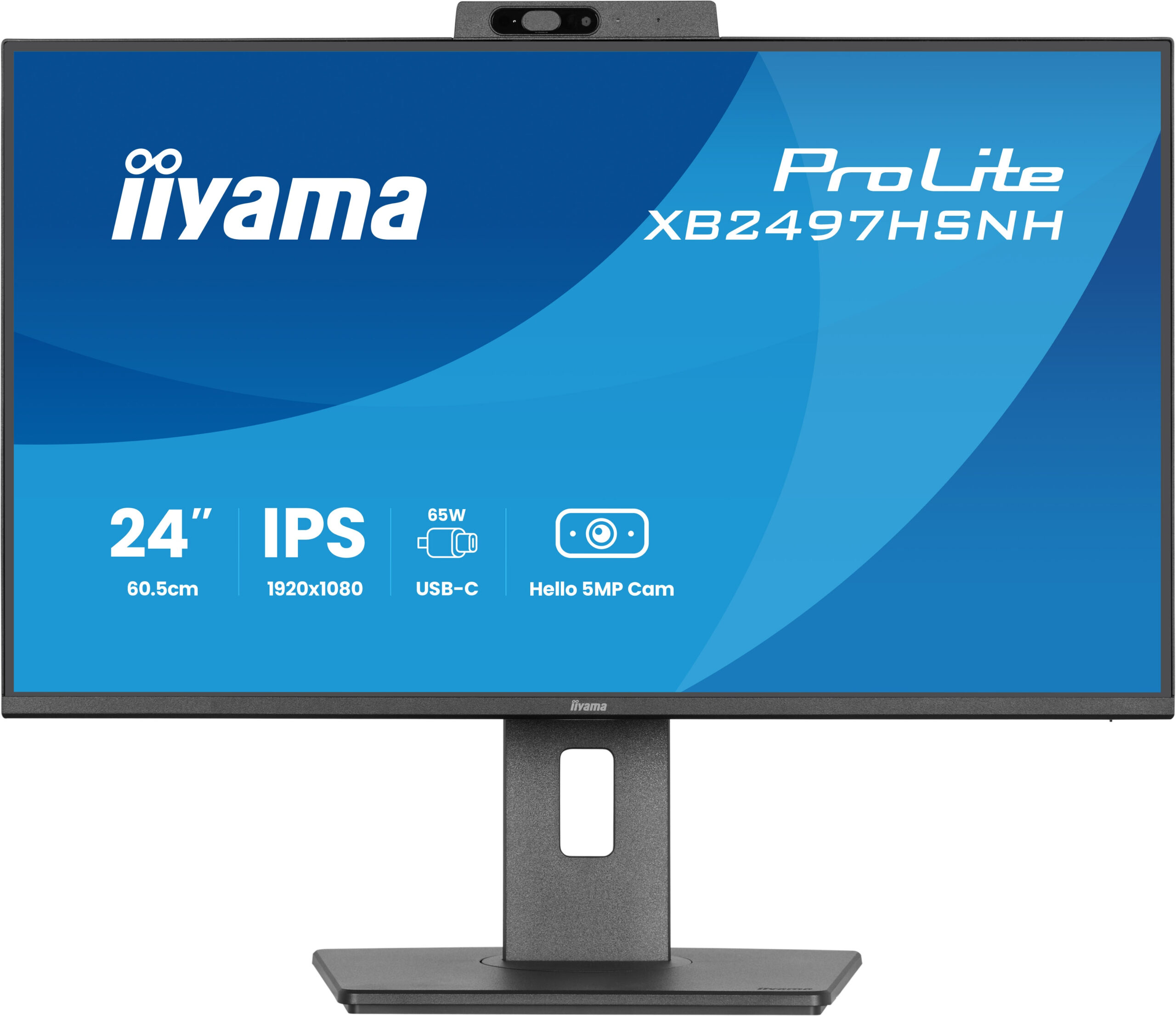 iiyama ProLite XB2497HSNH-B1 24IN IPS LCD 4MS 1920X1080 350CD/M2 HDMI/DP/USB 2 computer monitor 60,5 cm (23.8") 1920 x 1080 Pixels Full HD Zwart - Afbeelding 3