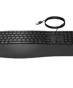 HP 485 CFT WD KBD toetsenbord Kantoor USB Zwart