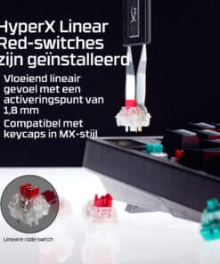 HyperX Origins 2 1800 toetsenbord Gamen USB Zwart - Afbeelding 2