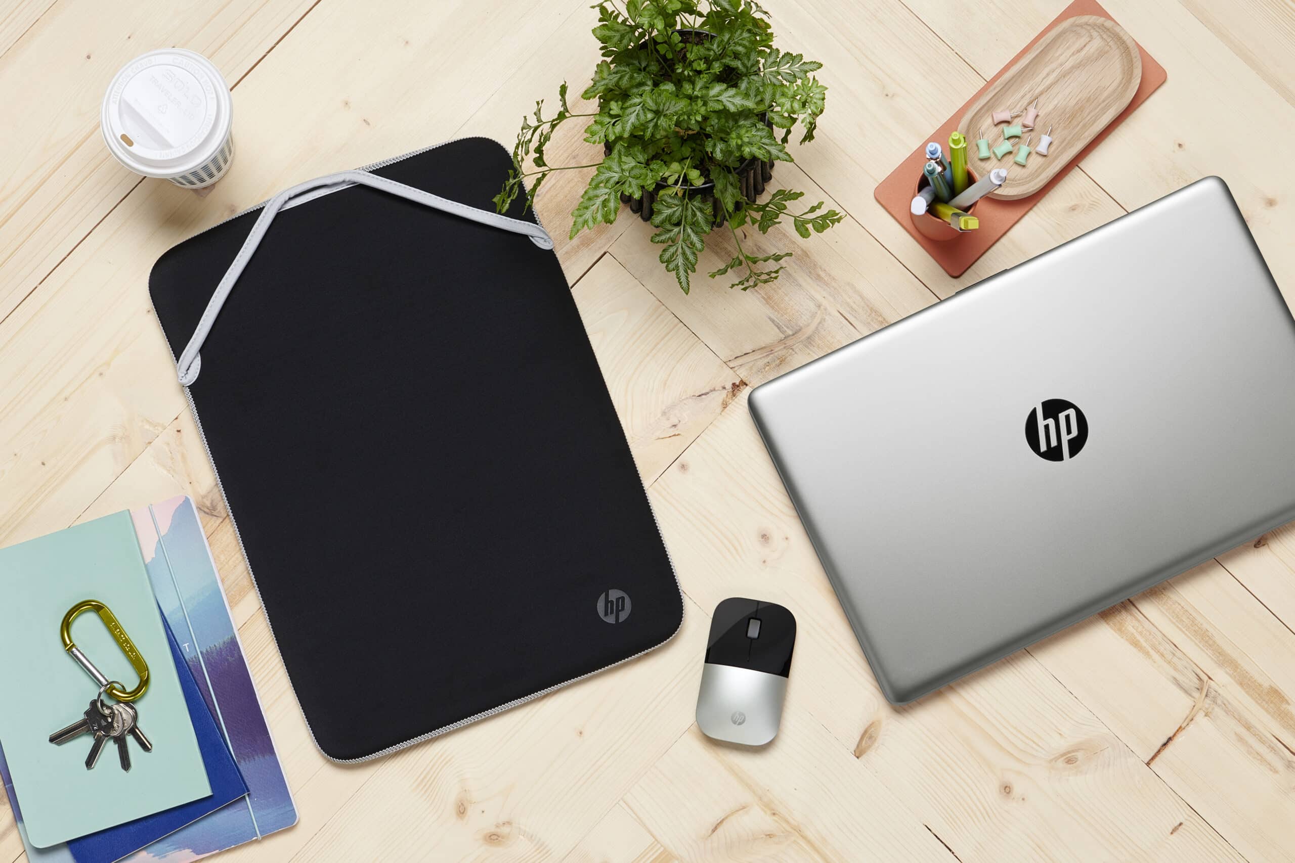 HP omkeerbare beschermende 15,6-inch blauwe laptophoes