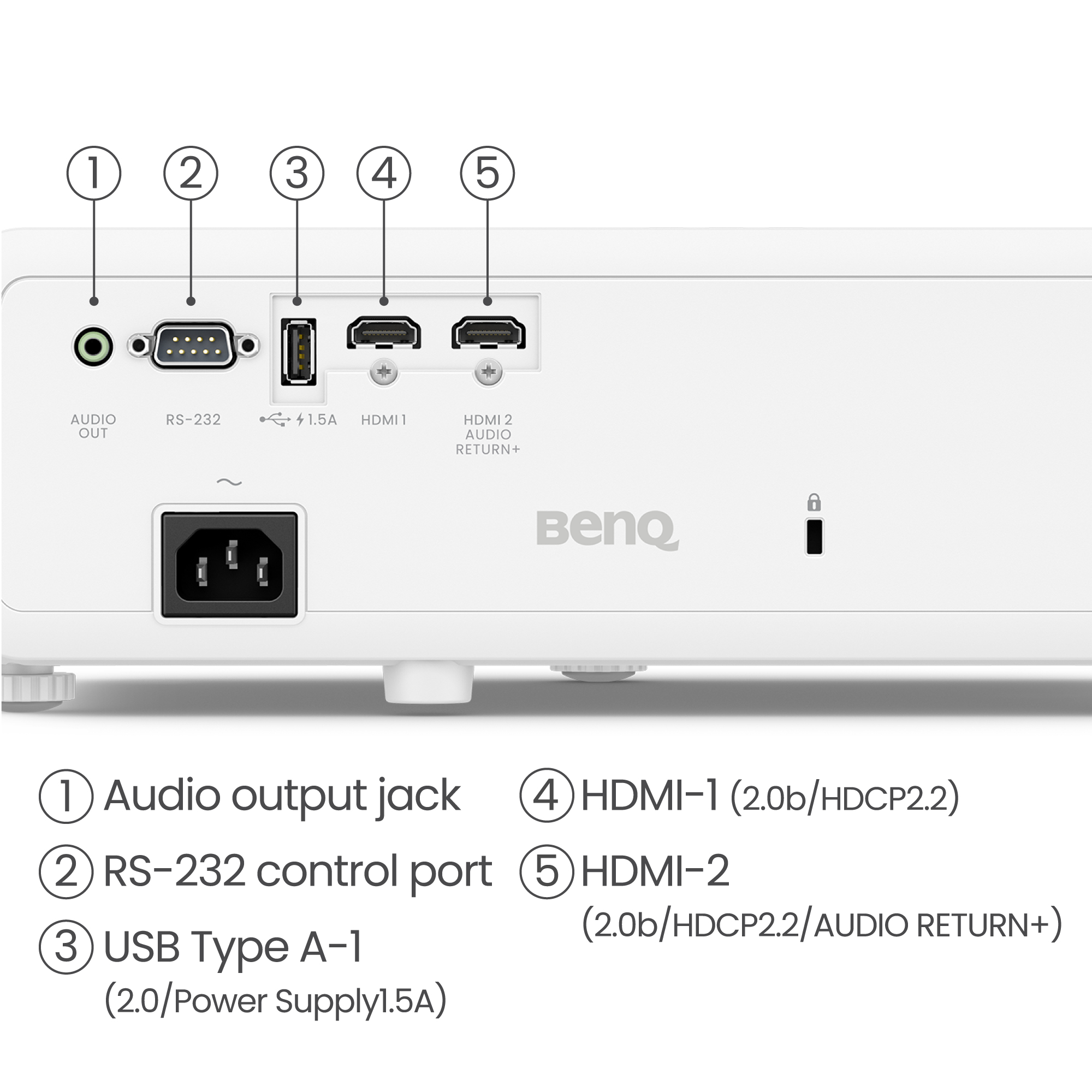 BenQ TK710 Projector met normale projectieafstand 3200 ANSI lumens DLP UHD 4K (3840x2160) 3D Zwart, Wit - Afbeelding 6