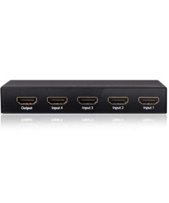 CLUB3D HDMI™ 2.0 UHD 4K60Hz SwitchBox 4 poorten en inbegrepen IR-afstandsbediening
