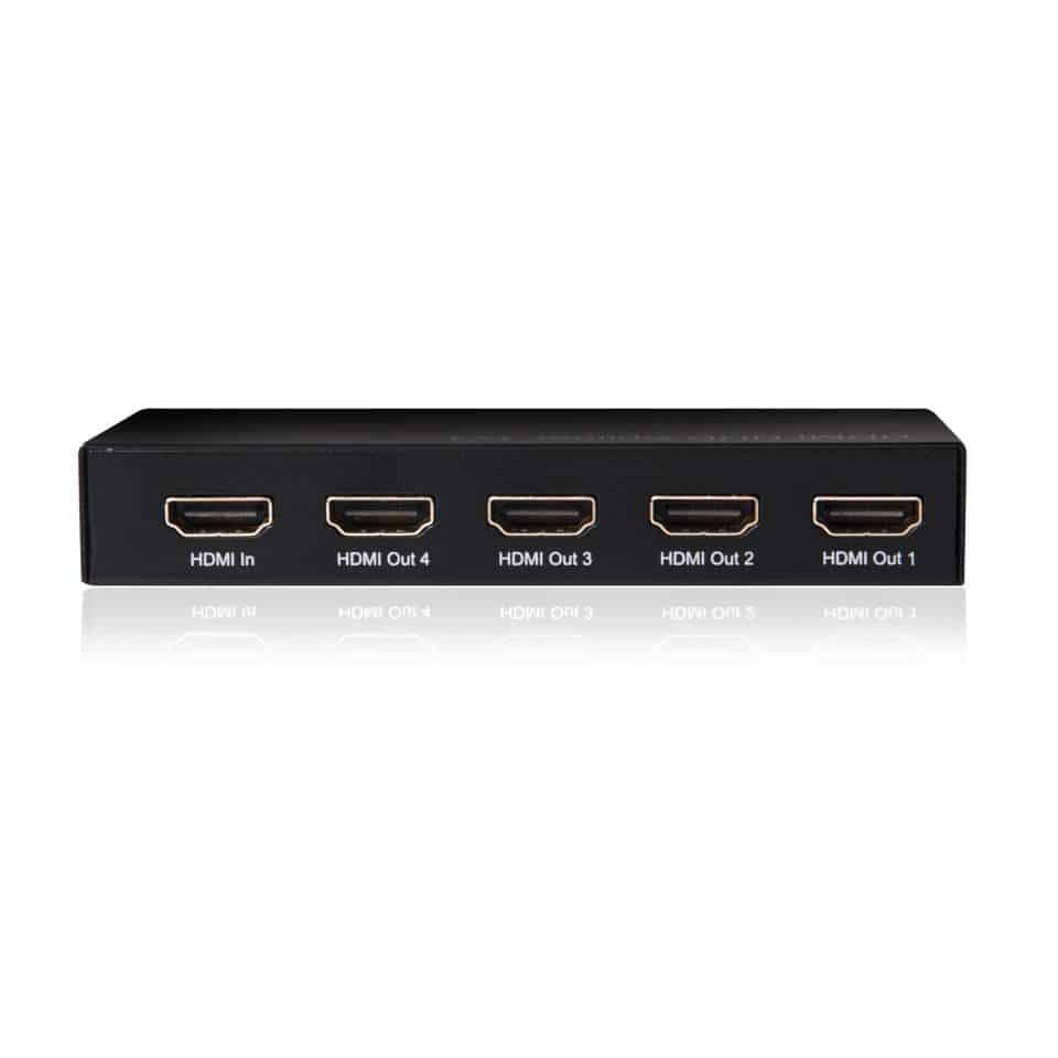 CLUB3D HDMI 4K@60Hz UHD Splitter AC Power 4 ports
