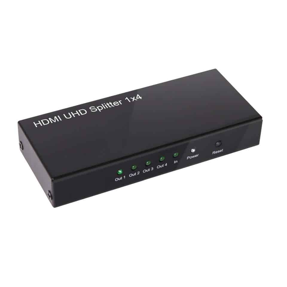 CLUB3D HDMI 4K@60Hz UHD Splitter AC Power 4 ports - Afbeelding 4