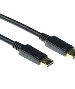 ACT 2 meter DisplayPort cable male - DisplayPort male, power pin 20 niet aangesloten