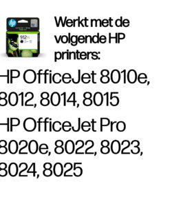 HP 912XL originele high-capacity zwarte inktcartridge