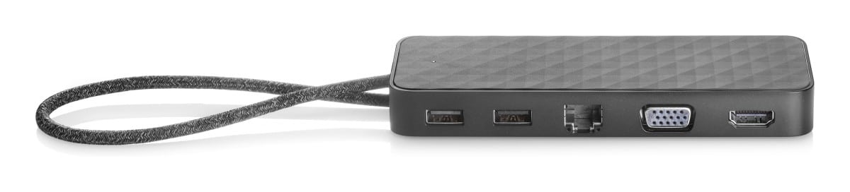 HP Spectre USB-C Travel Dock Bedraad USB 3.2 Gen 1 (3.1 Gen 1) Type-C Zwart - Afbeelding 4