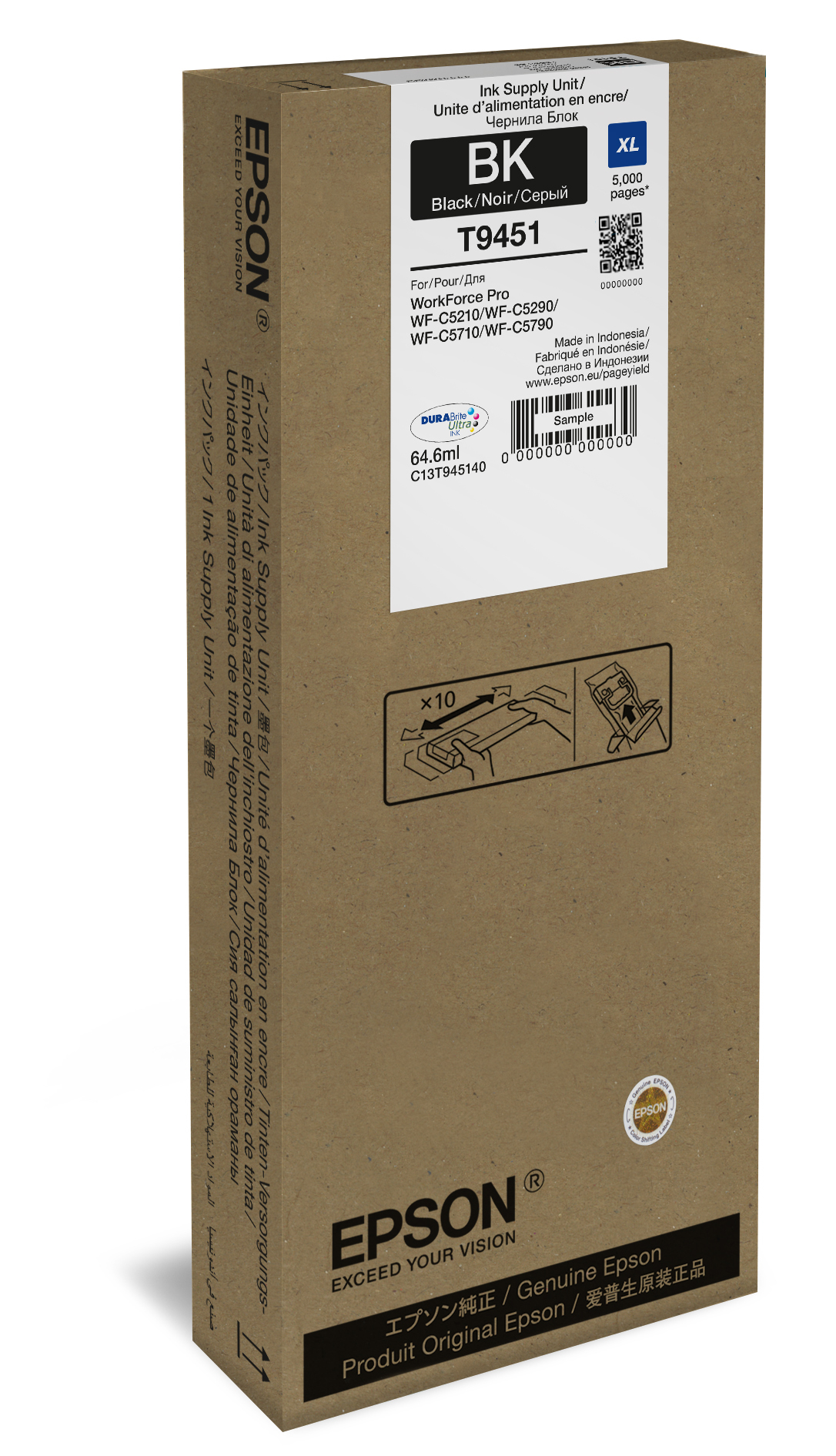 Epson WF-C5xxx Series Ink Cartridge XL Black - Afbeelding 2